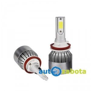 Купить лампи світлодіодні c6 h11 12-24v cob (2шт)