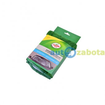Мікрофібра двостороння для очищення і додання блиску склу Turtle Wax X5344
