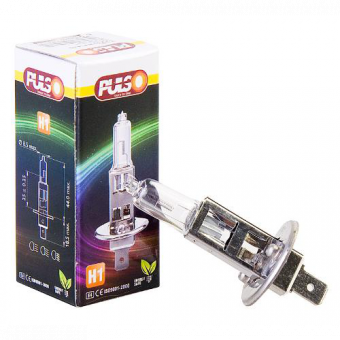 Купить автолампа pulso h1 p14.5s 12v 55w super white (блістер) lp11551