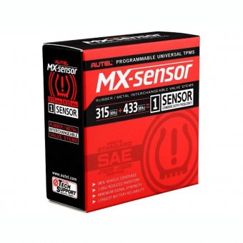 Купить датчик tpms autel mx-1 433 мгц + 315 мгц, швидкофіксуємий, програмований, універсальний, сріблястий
