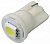 Купить лампа pulso габаритні led t10 1smd-5050 12v0.5w white c / box lp-21121 (1 шт.)