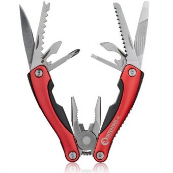 Мультиинструмент 160 мм, 12 в 1 с чехлом Intertool HT-0541