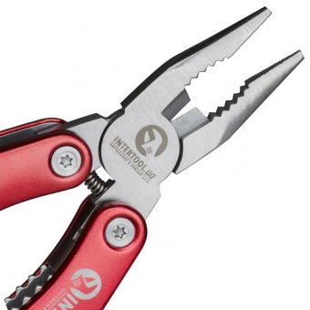 Мультиинструмент 160 мм, 12 в 1 с чехлом Intertool HT-0541