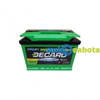 Купить акумулятор 60аг-12в decaro profi (242x175x175), r +, пусковий струм 600